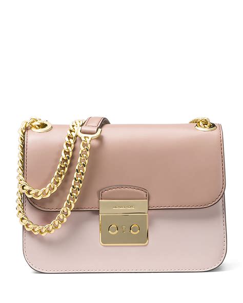 michael kors tri-color sloan editor|Michael Kors Sloan Editor Tricolor Signature Shoulder Bag .